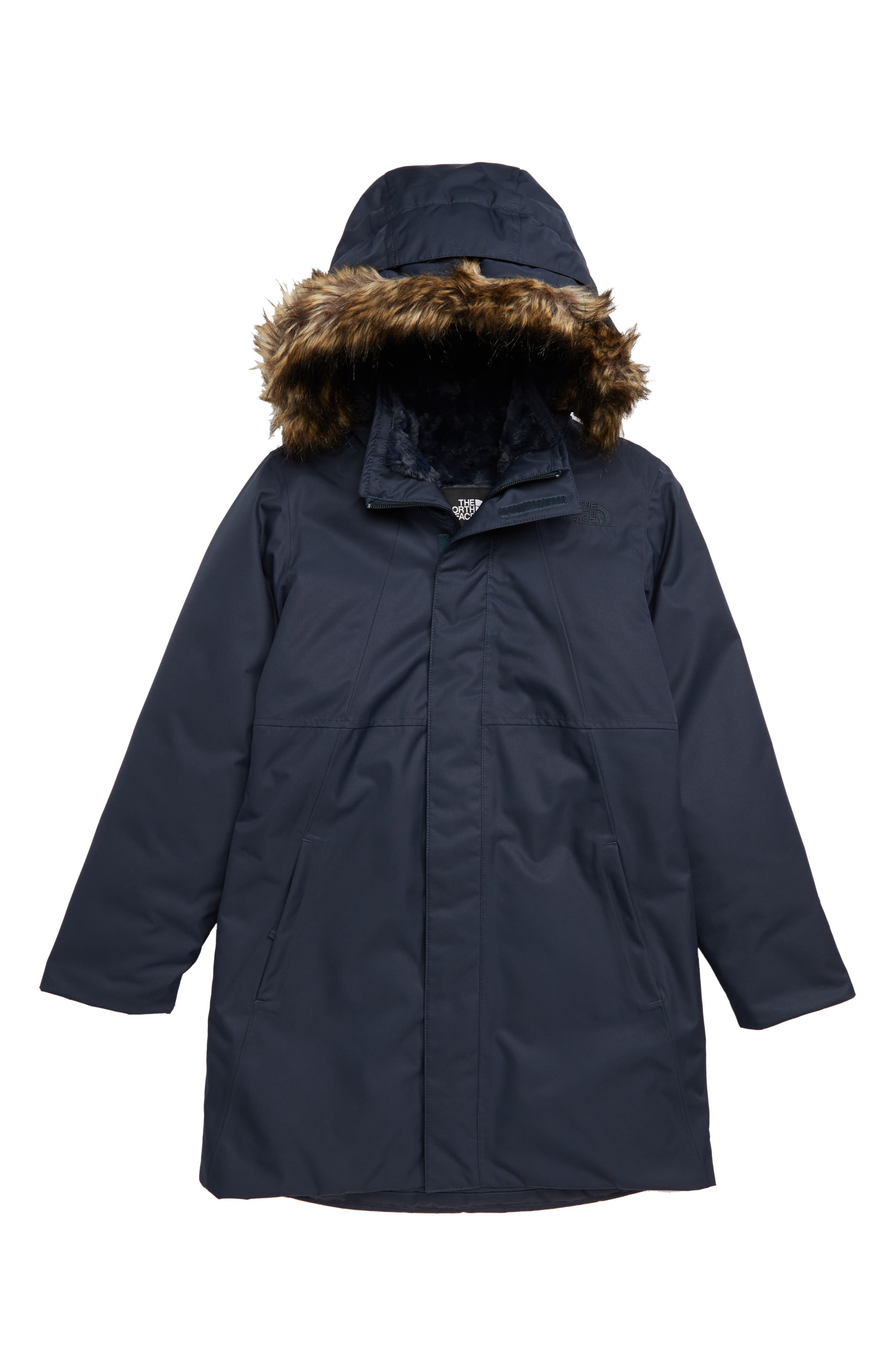 the north face arctic swirl down jacket