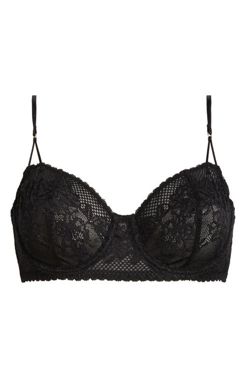 Shop Free People Intimately Fp Lace Underwire Bra In Black