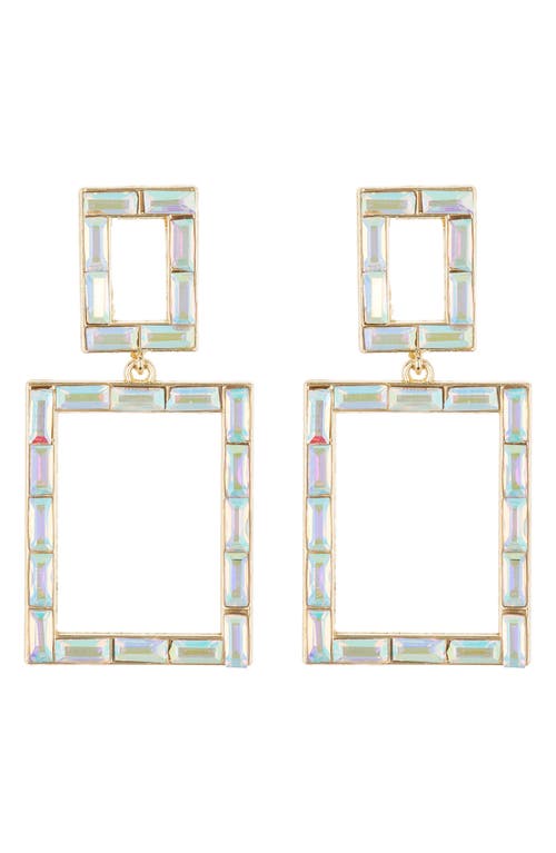 Shop Cara Statement Earrings In Gold/crystal