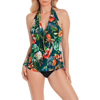 Magicsuit Serenity Sophie Tankini Top, Blue/green