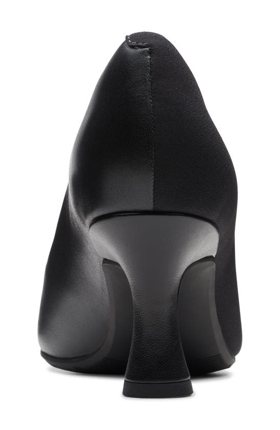 Shop Clarks ® Kataleyna Rose Cap Toe Pump In Black Leather