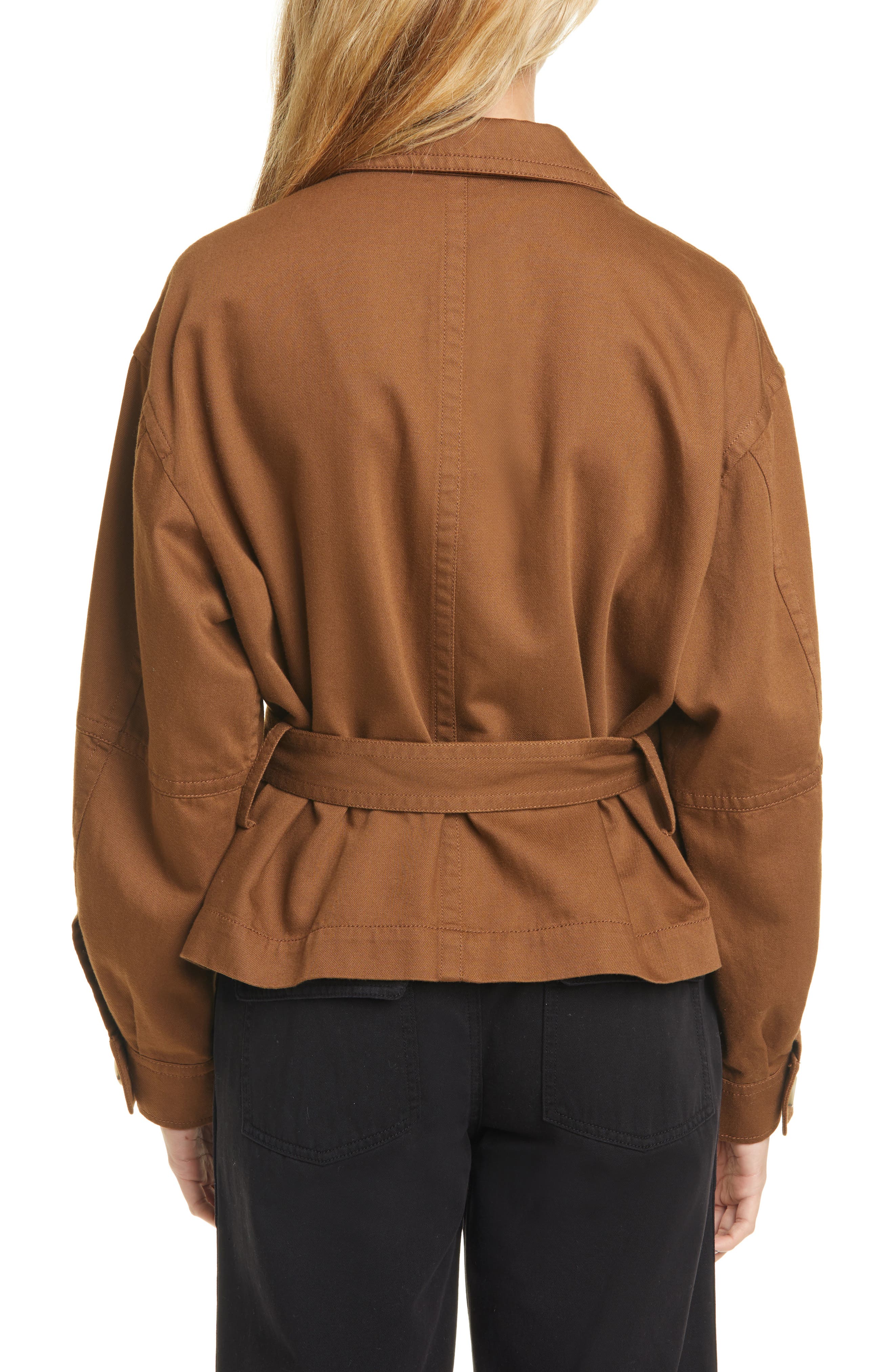 vince cropped utility jacket