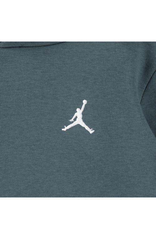 Jordan Kids' Brooklyn Fleece Hoodie & Joggers Set In Oxidized Green