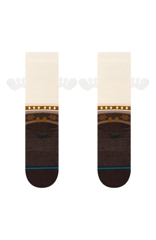 STANCE STANCE HAVE SOME EGGNOG APPLIQUÉ CREW SOCKS 