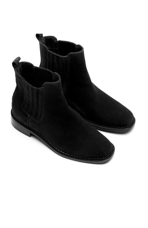 Shop La Canadienne Seraphina Waterproof Chelsea Boot In Black Suede