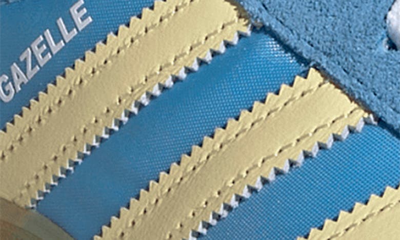 Shop Adidas Originals Gazelle Indoor Sneaker In Blue Burst/ Yellow/ White