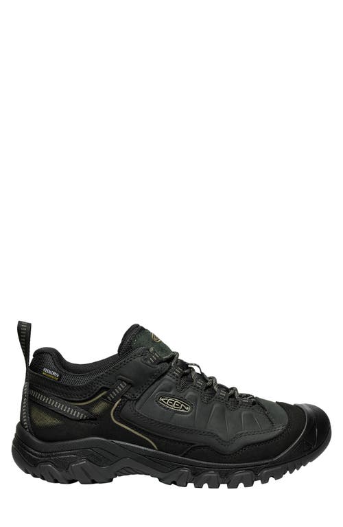 Keen Targhee Exp Waterproof Hiking Shoe In Triple Black
