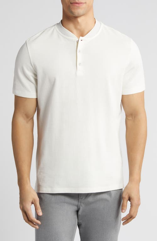 Robert Barakett Camus Short Sleeve Henley Offwhite at Nordstrom,