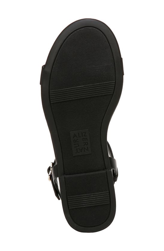 Shop Naturalizer Teach T-strap Sandal In Black Leather