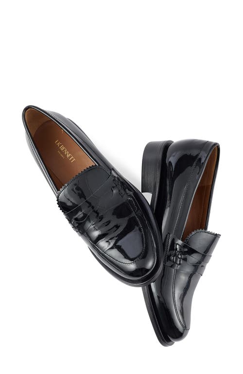 Shop Lk Bennett Arissa Penny Loafer In Black