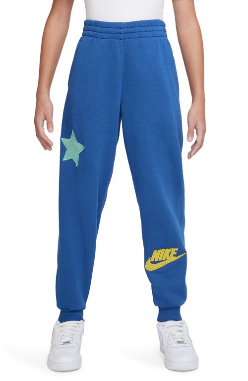 Shop Nike Kids' Sportswear Club Fleece Joggers In Game Royal/emerald/yellow