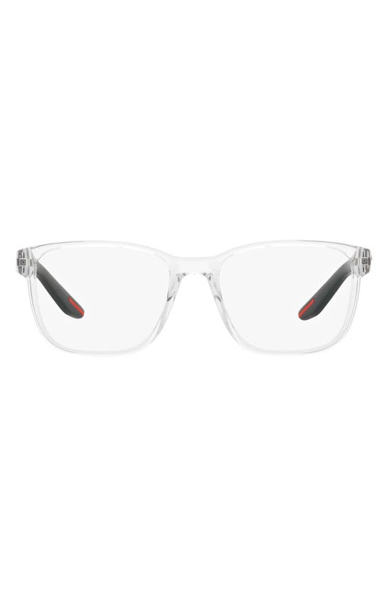 PRADA PRADA LINEA ROSSA 57MM PILLOW OPTICAL GLASSES