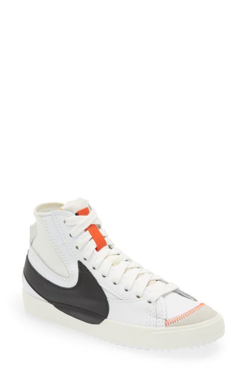 Nike Blazer Mid '77 Jumbo High Top Sneaker In White/black/white
