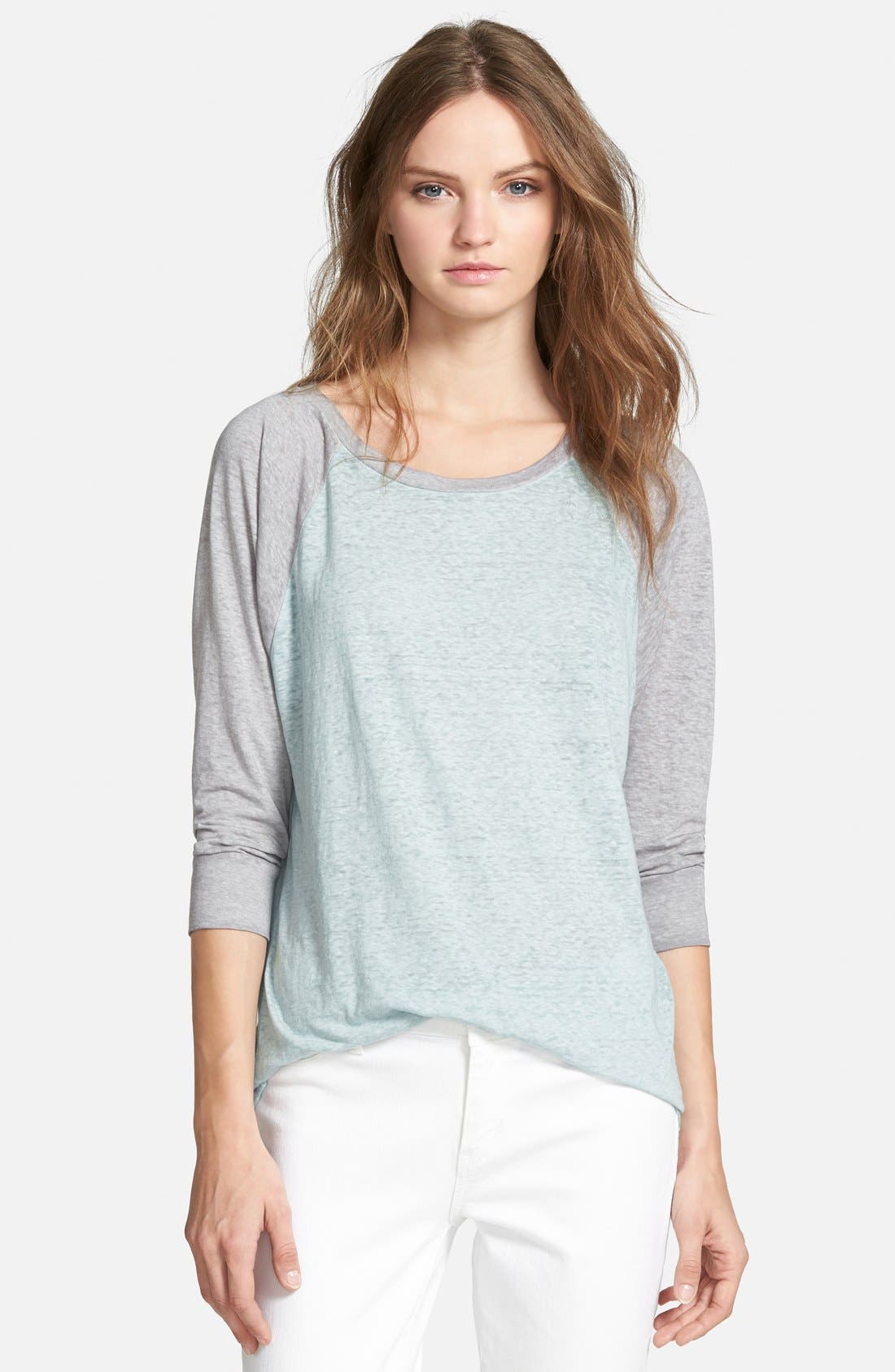 Treasure&Bond Burnout Baseball Tee Nordstrom