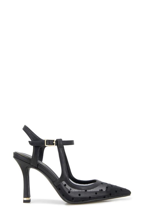 Kenneth Cole Romi Slingback Pump In Black/black Mesh