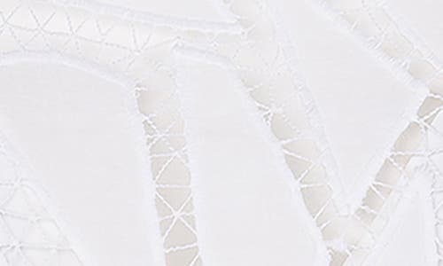 Vix Swimwear Elara Cutout Crop Cover-up Top In Off White