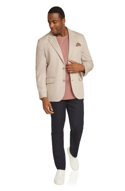 Shop Johnny Bigg Charles Solid Knit Sport Coat In Almond