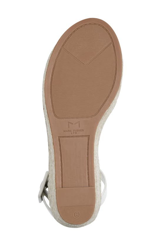 Shop Marc Fisher Ltd Able Platform Wedge Sandal In Ivory
