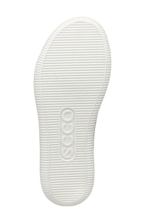 Ecco Soft Zero Sneaker In Black/black