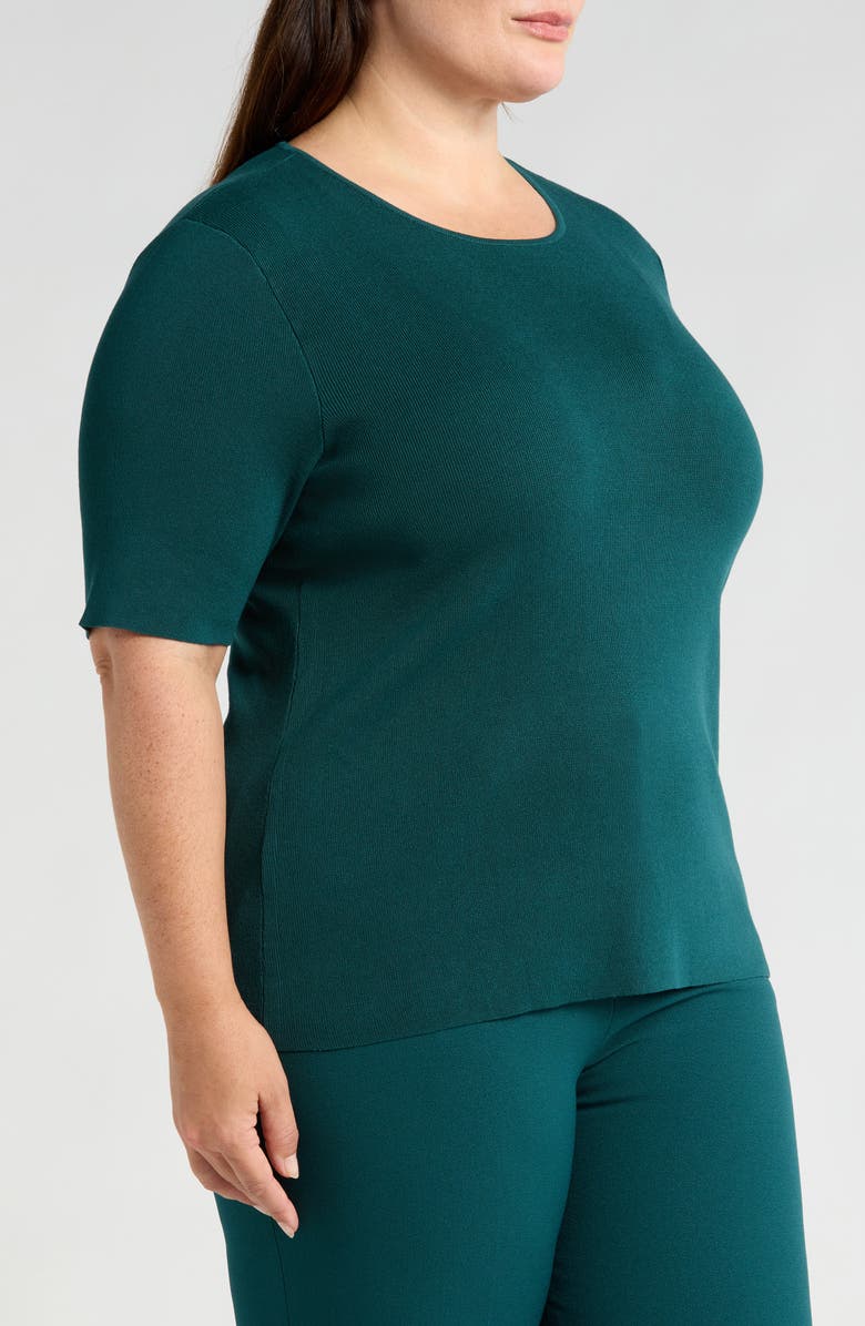 Tahari ASL Knit T-Shirt, Alternate, color, 