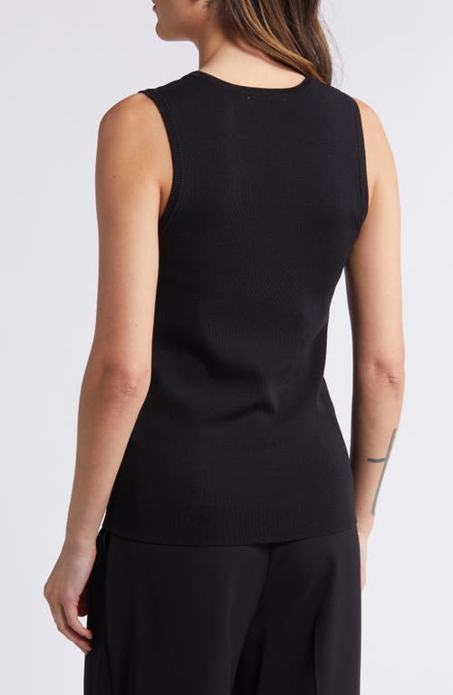 Shop Rue Sophie Keith Sleeveless Sweater In Noir