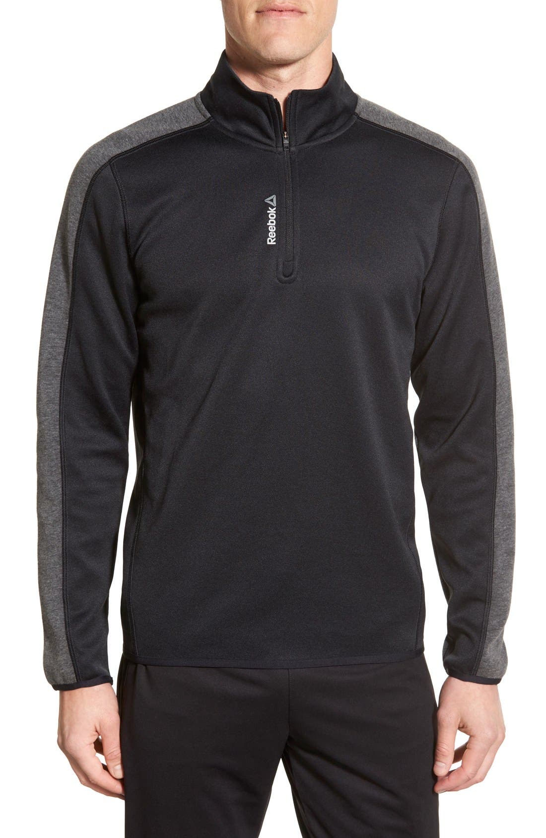 reebok quarter zip pullover