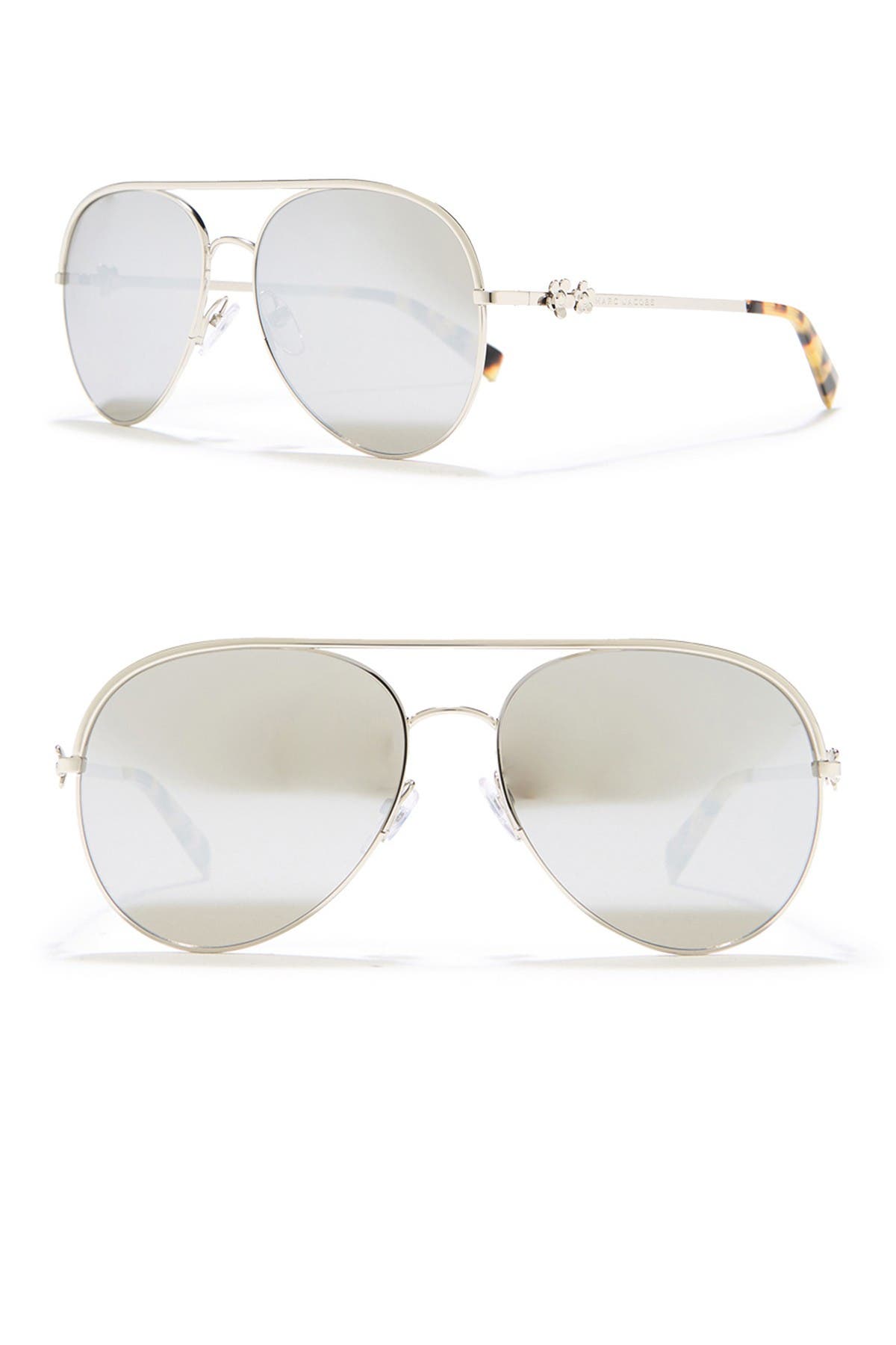 marc jacobs women's aviator sunglasses