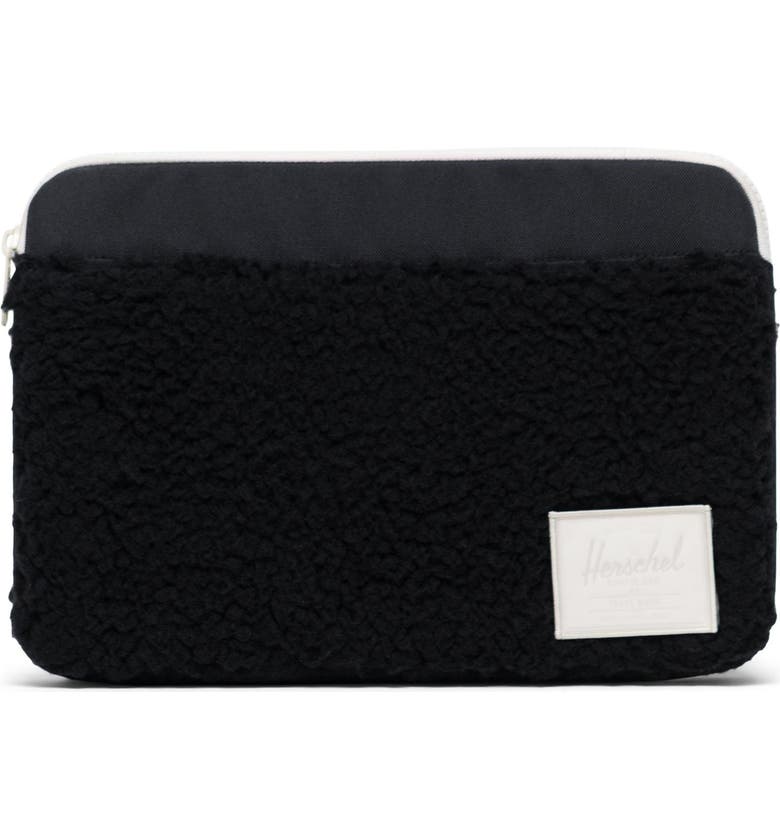 HERSCHEL SUPPLY CO. Anchor 13" Laptop Sleeve, Main, color, Black