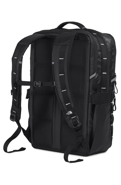 Shop The North Face Base Camp Voyager Daypack Backpack In Black/white