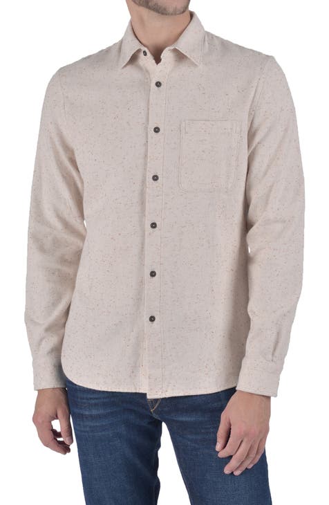 Kato The Ripper Chambray Beige  Mens Shirts • Design and Decore