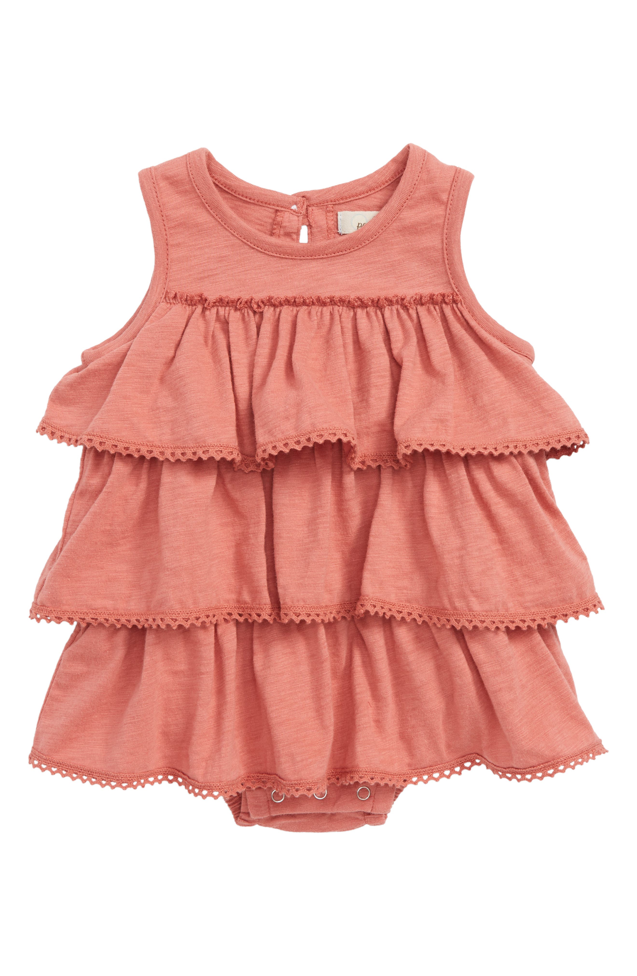 Peek Chloe Tiered Ruffle Bodysuit (Baby Girls) Nordstrom