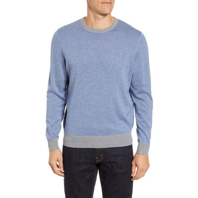 Vineyard Vines Regular Fit Stripe Crewneck Sweater, Blue