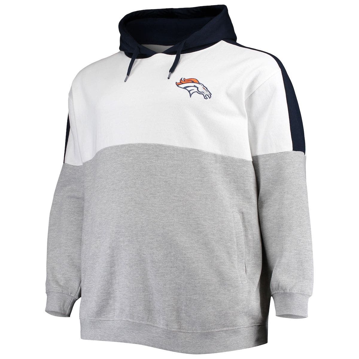 denver broncos grey hoodie