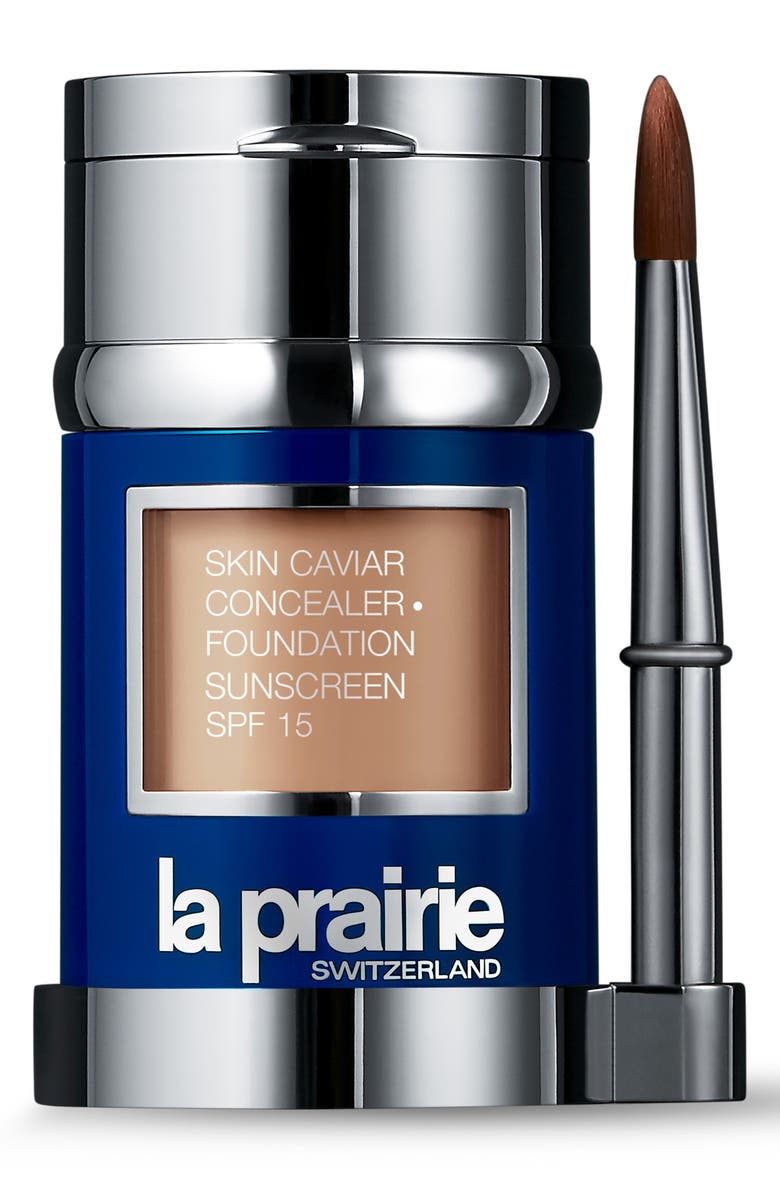 LA PRAIRIE Skin Caviar Concealer + Foundation Sunscreen SPF 15, Main, color, WARM LINEN