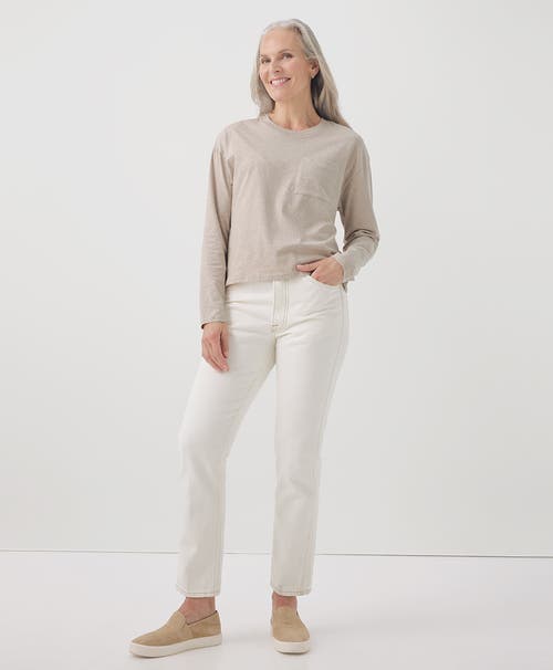 PACT PACT ORGANIC COTTON SOFTSPUN LONG SLEEVE POCKET TEE 