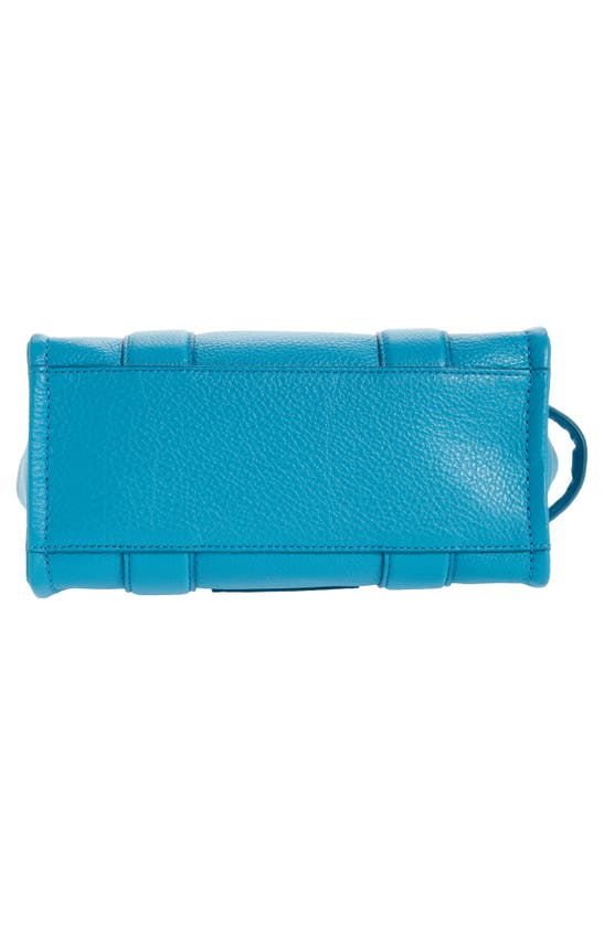 Marc Jacobs The Leather Mini Tote Bag In Barrier Reef