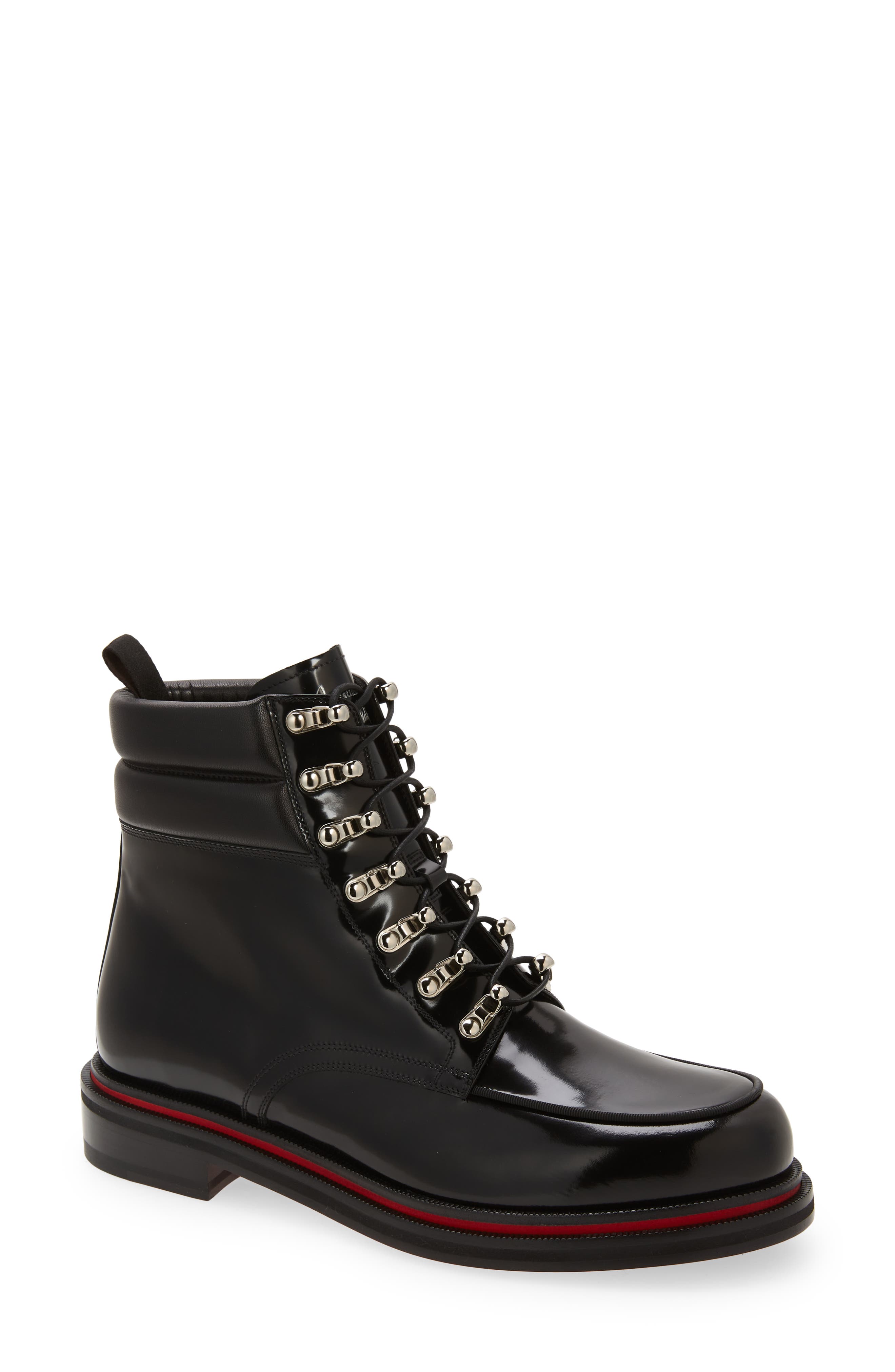 louboutin combat boots