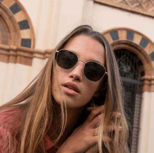 Eco Osier Sunglasses In Gold