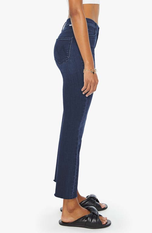 Shop Mother The Dazzler Mid Rise Ankle Straight Leg Jeans In Chip On My Shoulder