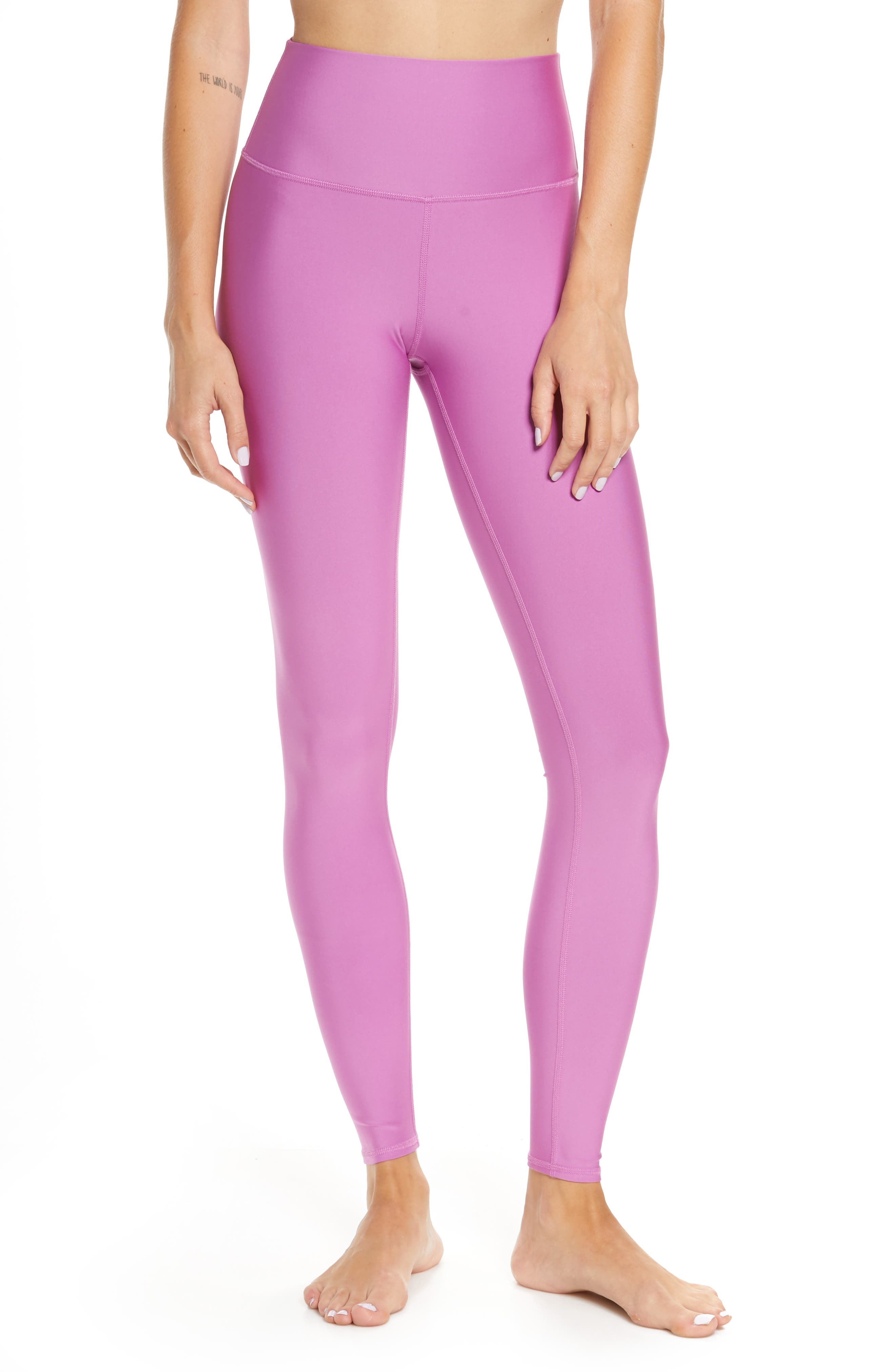 ALO Airlift High Waist Leggings, Main, color, ORCHID