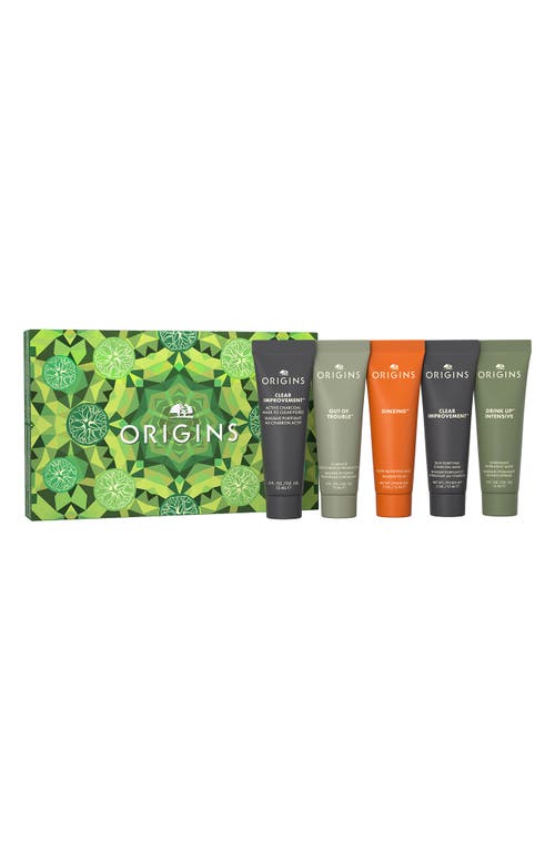 Shop Origins 5-piece Mini Face Mask Gift Set In No Color