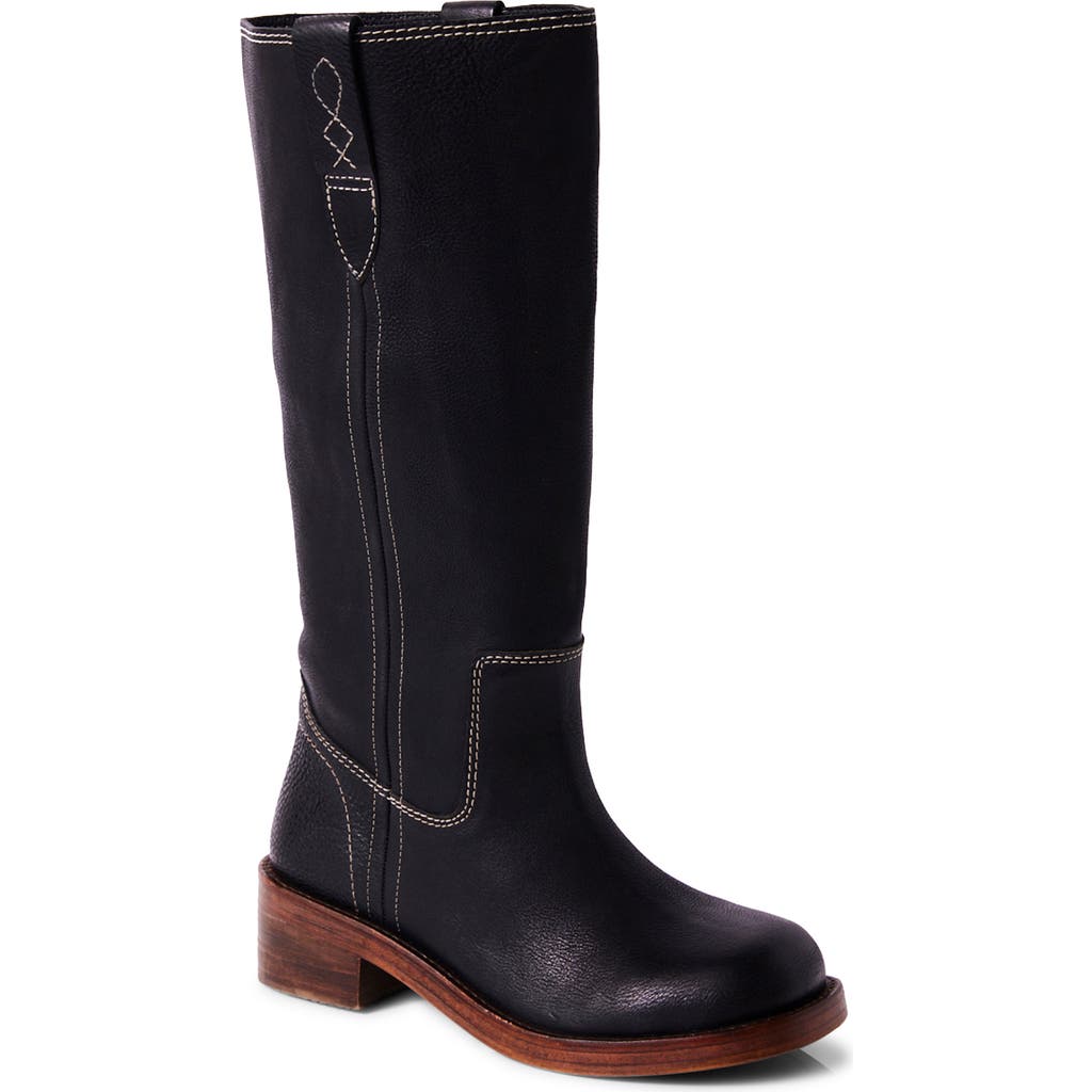 Free People Blaze Pull On Boot In Victorian Black Lear