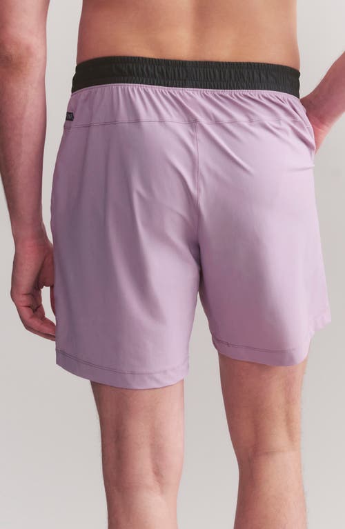 Shop Rhone Pursuit 7-inch Unlined Training Shorts In Discreet Mauve/smoked Pearl