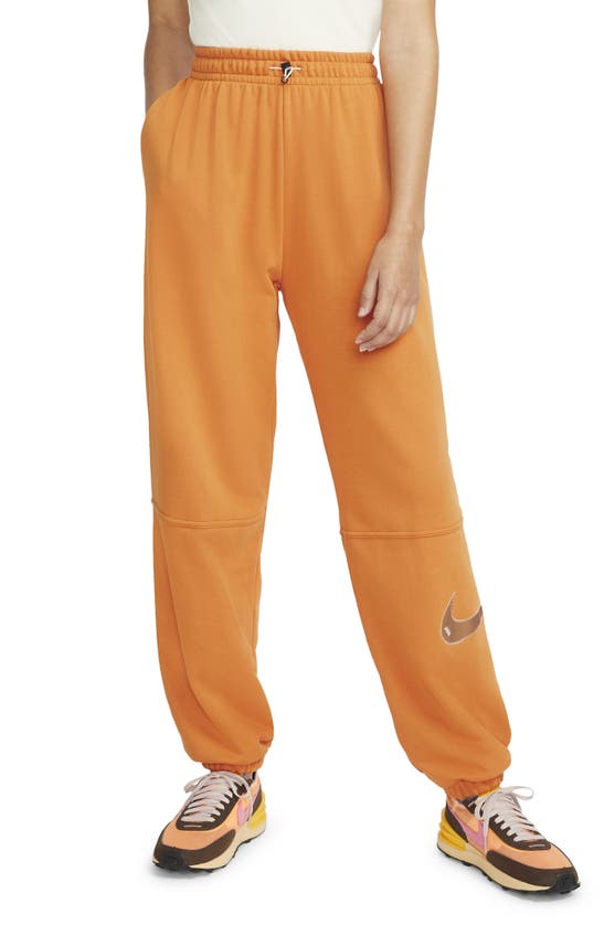 Nike Sportswear Swoosh High-rise Joggers Orange ModeSens | In