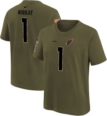 Nike Youth Nike Kyler Murray Olive Arizona Cardinals 2022 Salute To Service  Name & Number T-Shirt