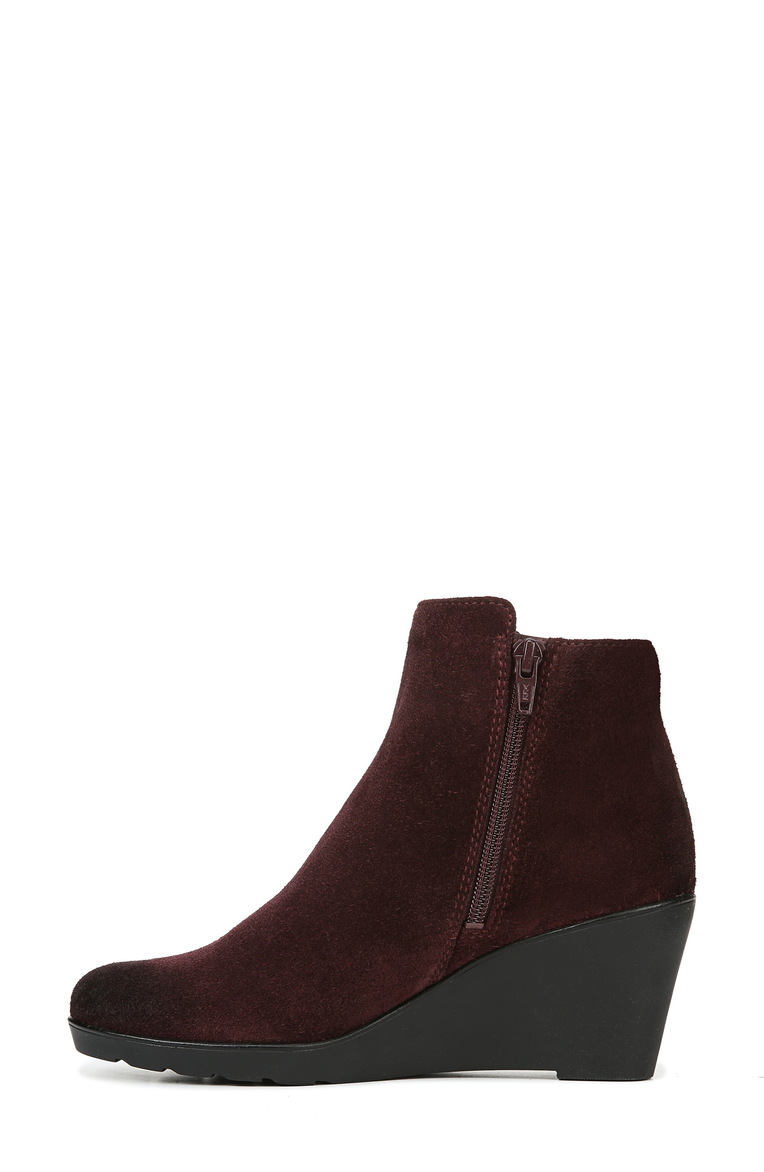 naturalizer laila leather wedge bootie