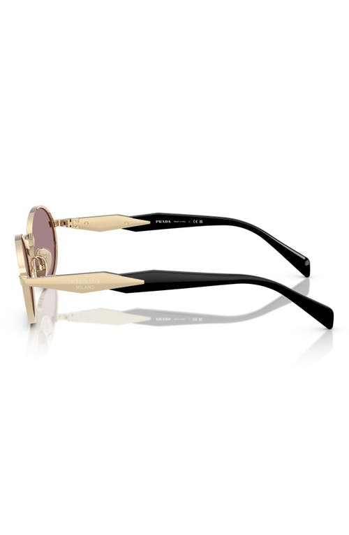Prada Metal Pr65zs Sunglasses In Gold Brown