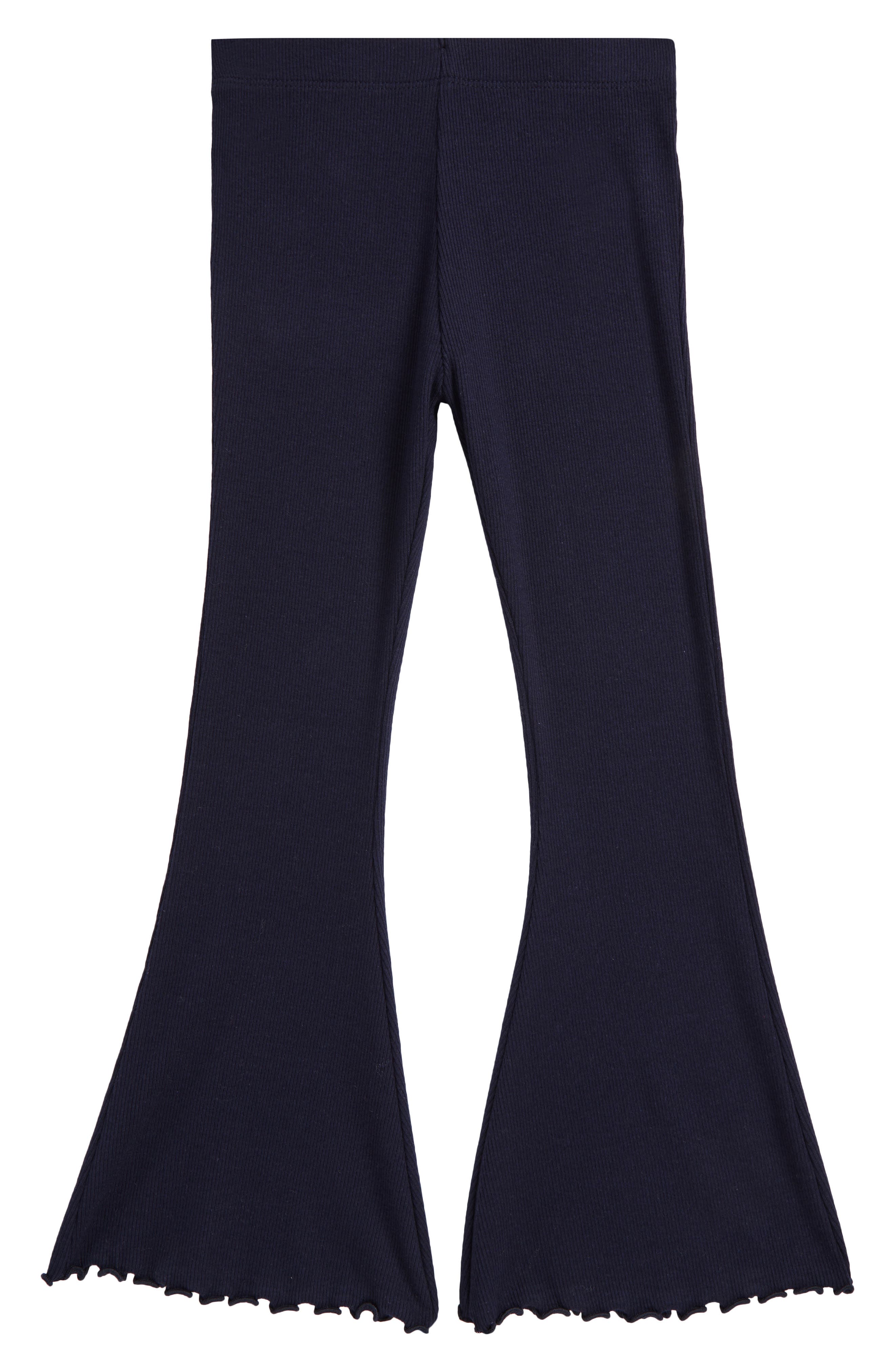 NEXT Kids' Rib Flare Leggings in Navy 