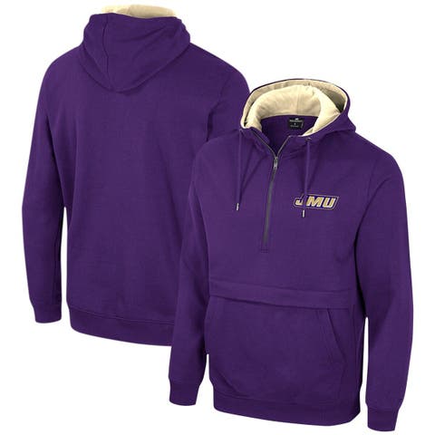 Men's Big & Tall Quarter Zip-up Sweatshirt - Original Use™ Purple