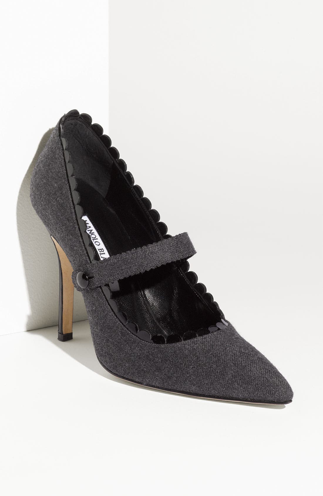 manolo blahnik black mary janes